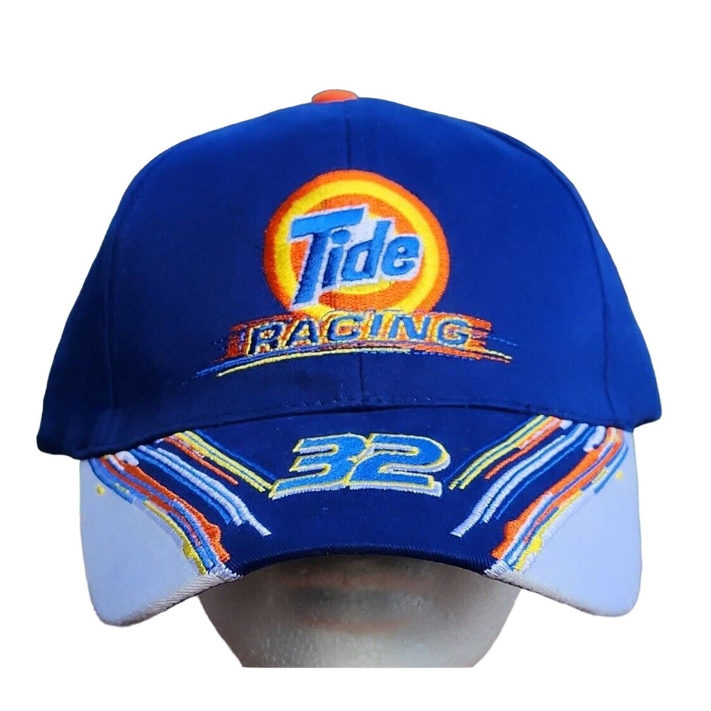 Tide Racing 32 Snapback Adjustable Baseball Cap Embroidered 100% Cotton